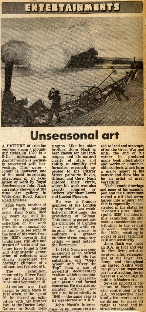 19830819 JOHN NASH OLIVER BRADBURY JAMES BIRCH FINE ART GALLERY CN.jpg